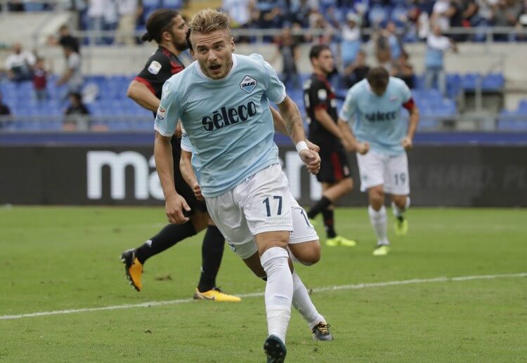 Bet online on Lazio as Ciro Immobile is eager to continue his prolific form