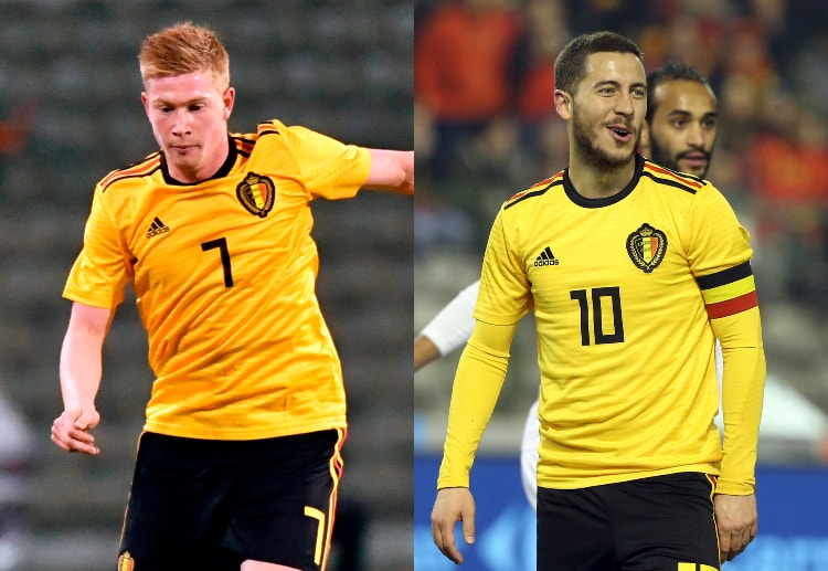 De Bruyne và Hazard dẫn dắt tuyển bỉ hướng tới Cúp Thế Giới