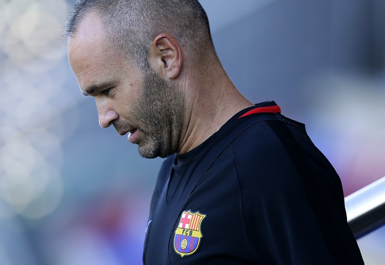 Tỷ lệ cược bóng đá: Andres Iniesta sẽ làm hết sực để có 1 cuộc chia tay đẹp