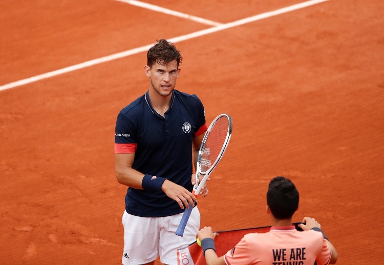 Cược tennis: người giành phần thắng trong set 2 tiếp tục là Dominic Thiem