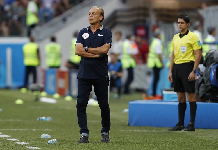 Gernot Rohr di Piala Dunia 2018