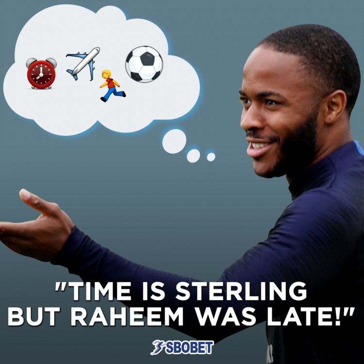 Raheem Sterling felt guilty for late during England's World Cup training