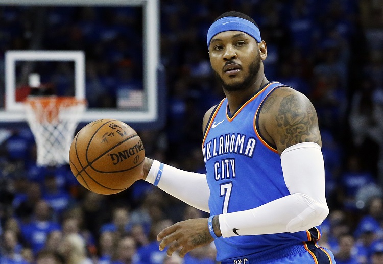 NBA News: Melo's scoring averages during his stint with the OKC Thunder are the lowest of his sixteen-year career so far