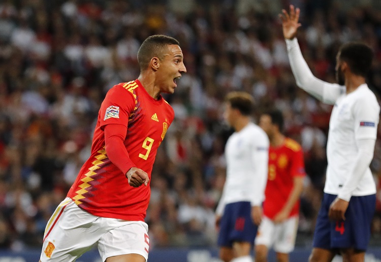 Rodrigo along with Saul Niguez fired first-half goals to put Spain on the lead against England in UEFA Nations League