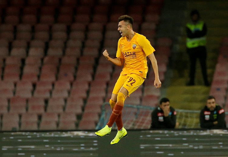 Serie A: Stephan el Shaarawy puts give AS Roma an early lead over Napoli after scoring on the 14th minute of the match