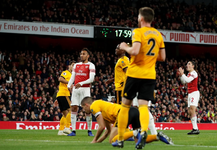 Hasil Liga Inggris Arsenal vs Wolves.