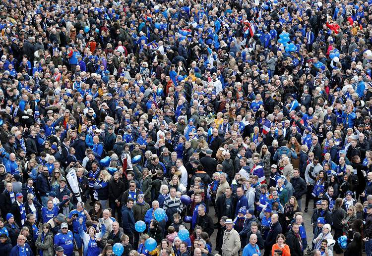 5000-1 was a tribute to those killed in the helicopter crash after Leicester Premier League clash with West Ham