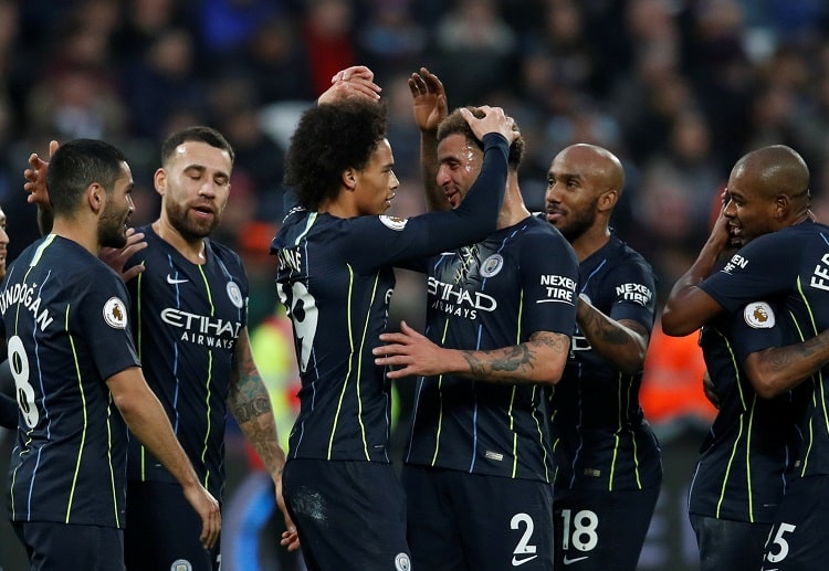 Leroy Sane sealed his team win after scoring the fourth goal in Premier League West Ham vs Manchester City