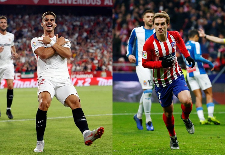 Andre Silva and Antoine Griezmann look to close the gap on leaders Barcelona in La Liga on Sunday