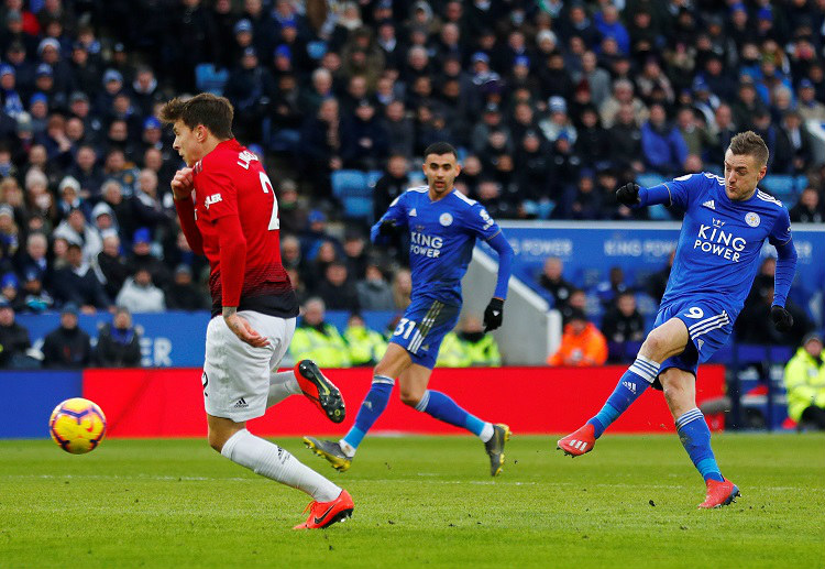 Despite the inconsistencies in form, Jamie Vardy remains Leicester’s attacker scoring 7 Premier League goals this season