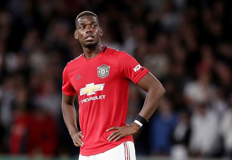 Manchester United midfielder Paul Pogba misses a penalty against the Wolves in the Premier League