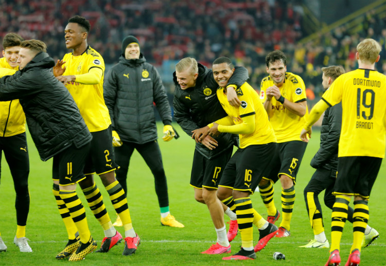 Borussia Dortmund still have a chance to win the Bundesliga should football resume