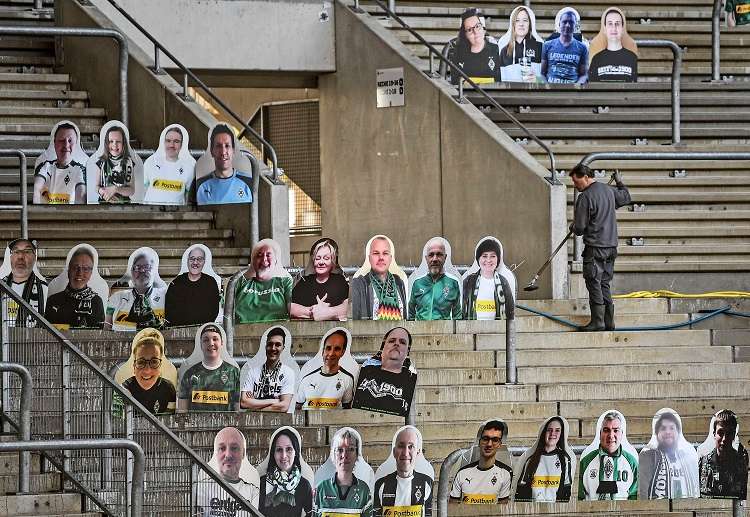 A look at the Borussia-Park during Bundesliga's coronavirus break