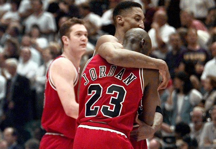 Michael Jordan lifted the Bulls up against the Jazz during the 1997 NBA Finals despite having the flu