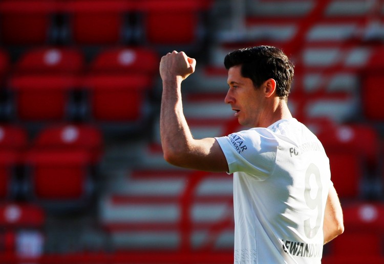 Robert Lewandowski is currently the leading top scorer in the Bundesliga with 26 goals