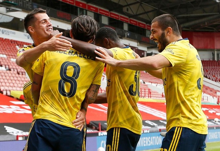 Arsenal have reached the FA Cup semi-final round after beating Sheffield United, 1-2, in the quarter-finals