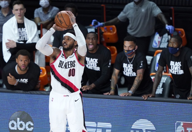 NBA 波特兰开拓者的安东尼跑位