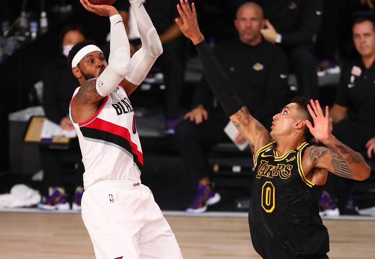 NBA 波特兰开拓者的安东尼跑位