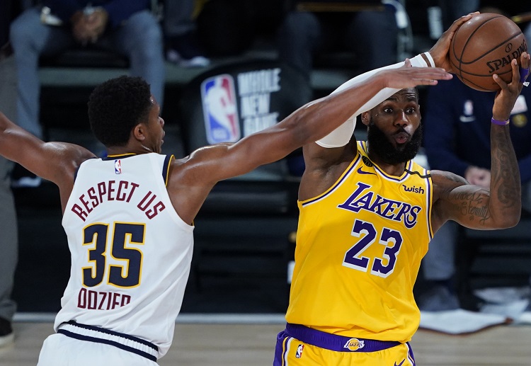 NBA 洛杉矶湖人队的球员跑位