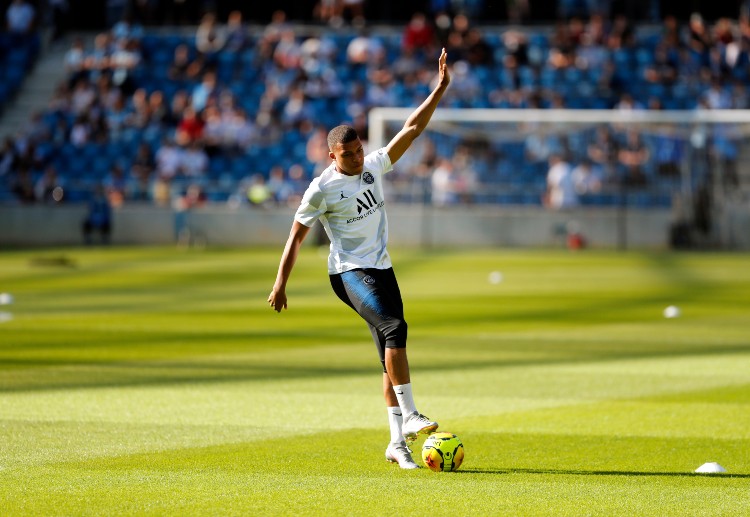 Kylian Mbappe is racing against time to be fit for the Champions League match against Atalanta