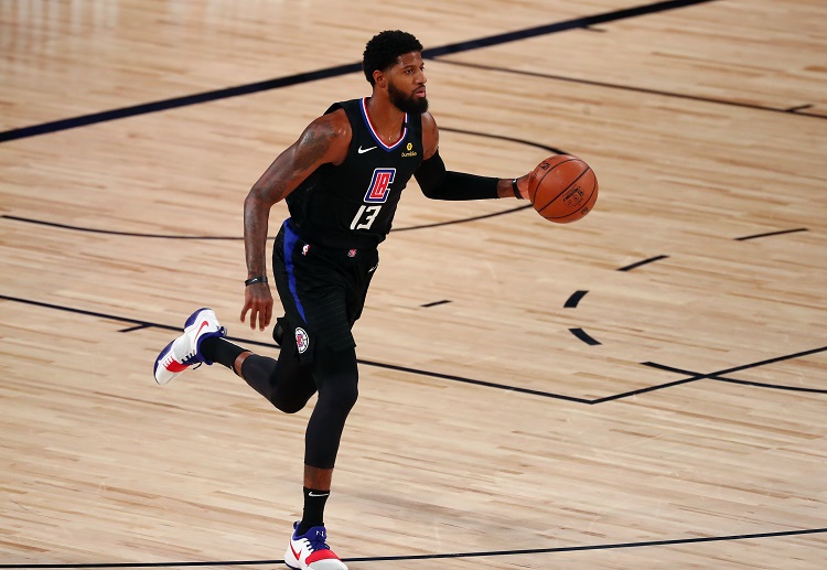 NBA 洛杉矶快船的保罗·乔治跑位