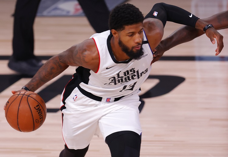 NBA 洛杉矶快船的保罗·乔治跑位