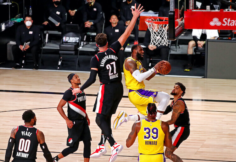 NBA 波特兰开拓者的安东尼跑位