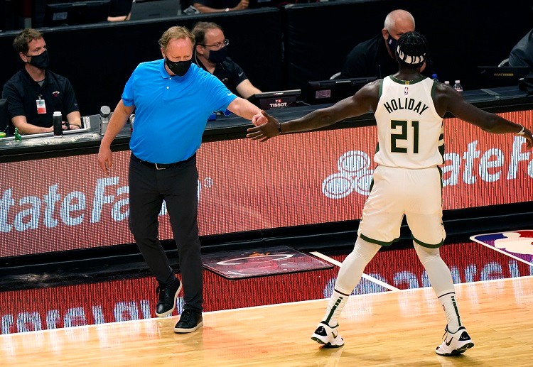 NBA雄鹿字母哥的赛场动态