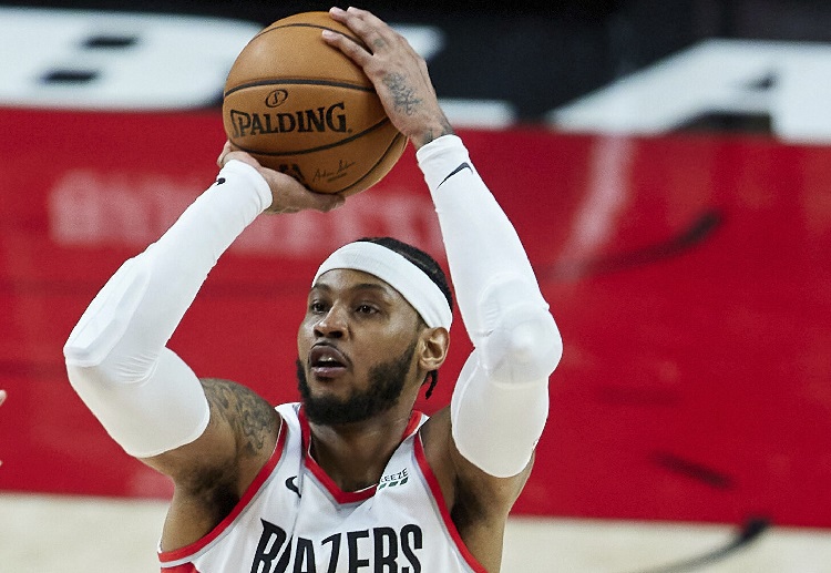 NBA 波特兰开拓者的安东尼跑位