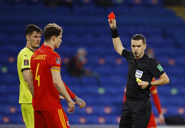 Czech Republic were down to 10 men in this World Cup 2022 qualifier match after Patrik Schick picked up a red card