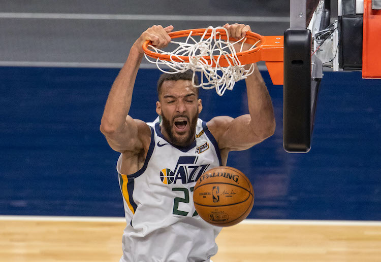 NBA犹他爵士戈贝尔的赛场动态