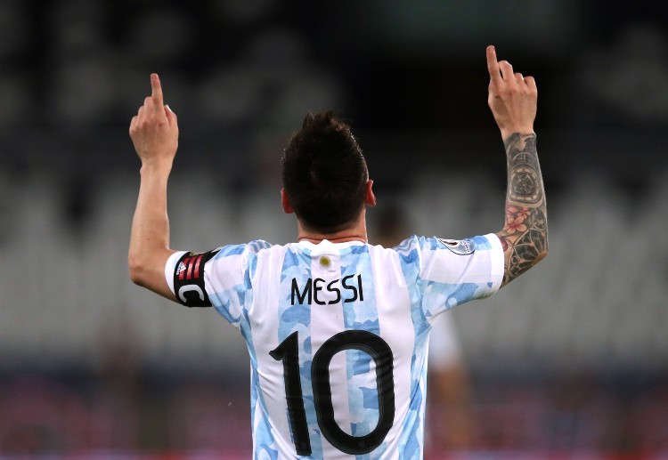 Lionel Messi cetak gol fantastis di laga perdana Argentina di Copa America 2021