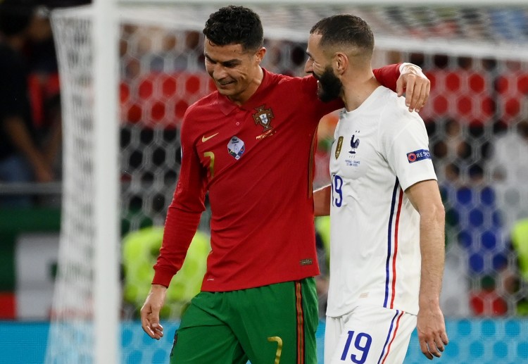 Ronaldo dan Benzema sama-sama cetak brace dalam reuninya di Euro 2020