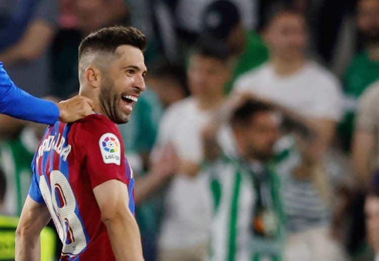 La Liga: Barcelona's Jordi Alba managed to score against Real Betis