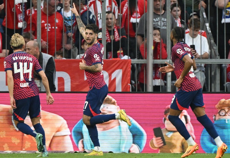 Dominik Szoboszlai of RB Leipzig will try to score goals against Eintracht Frankfurt in the DFB Pokal final