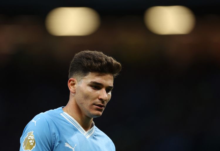 Julian Alvarez scored in Manchester City's last Champions League match against RB Leipzig