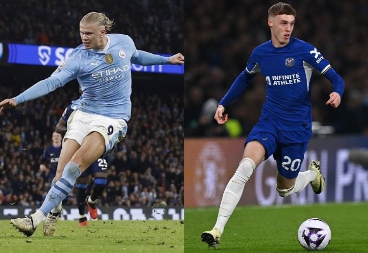 Manchester City's Erling Halaand and Chelsea's Cole Palmer are determined to win the Premier League Golden Boot