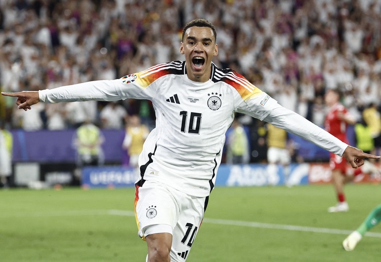 Jamal Musiala has netted three goals for Germany during their Euro 2024 run