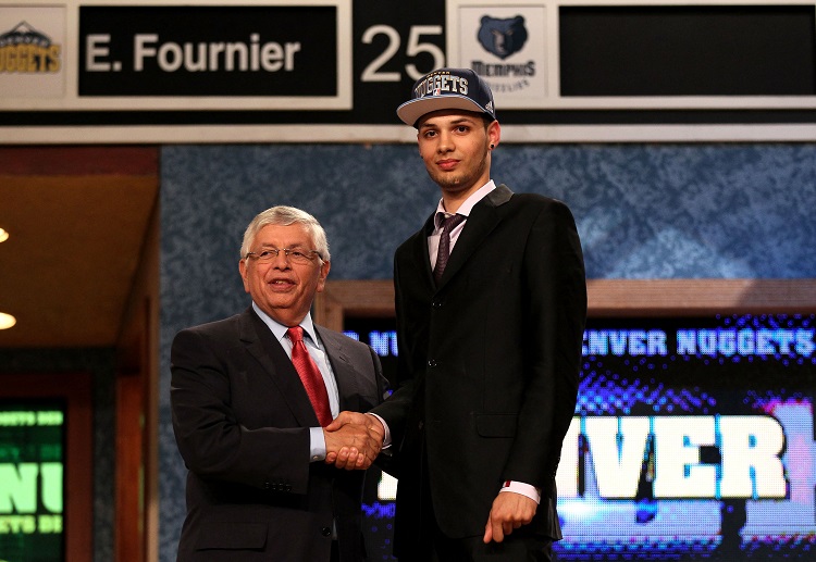 NBA: Evan Fournier was drafted by the Denver Nuggets in 2012