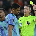 Premier League: William Saliba received a red card in Arsenal's 2-0 defeat against Bournemouth