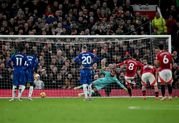 Bruno Fernandes played a pivotal role in Man United's 1-1 draw with Chelsea in the Premier League