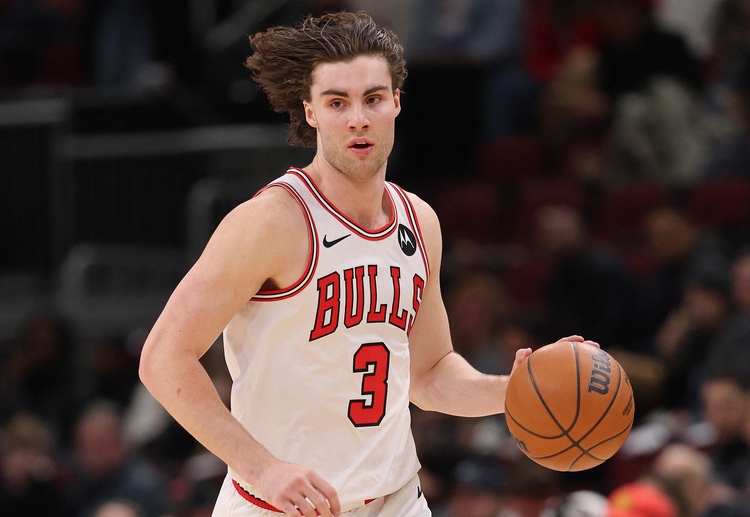 Josh Giddey has recorded his first triple-double during the Chicago Bulls' 128-108 NBA win against the Nets