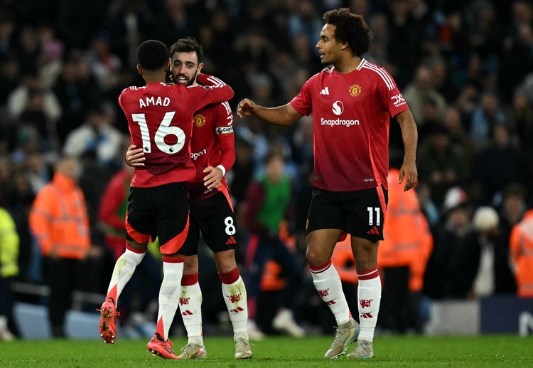 Bruno Fernandes has successfully converted the penalty kick in Manchester United's Premier League clash against Manchester City