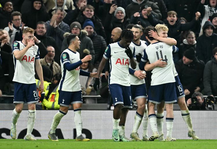 Tottenham Hotspur have ended the first leg of their EFL Cup semi-finals tie against Liverpool in a 1-0 victory