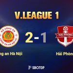 CAHN tạm vươn lên ngôi đầu BXH V.League 2025/26
