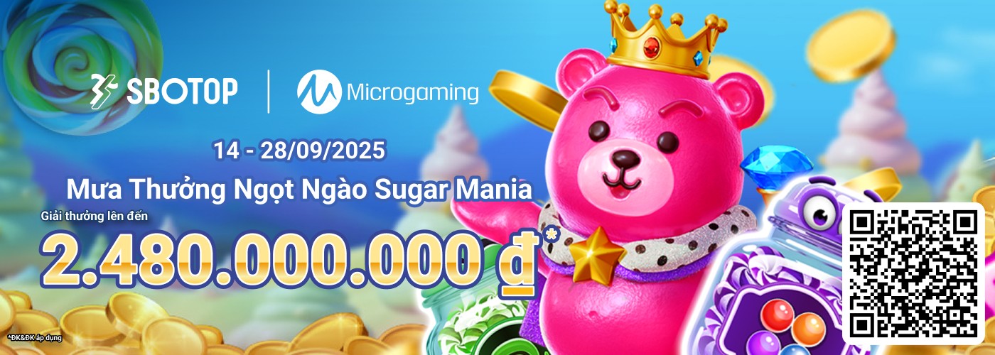 Mưa Thưởng Ngọt Ngào Sugar Mania Microgaming
