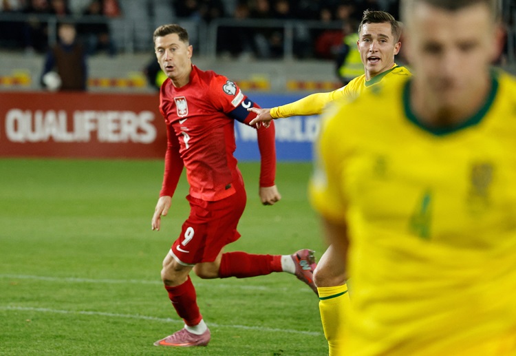 Captain Robert Lewandowski remains Poland’s biggest goal threat in the World Cup 2026 qualifiers