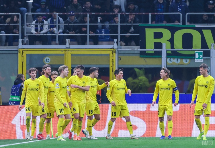 欧冠联赛 曾效力于AC米兰的海于格两回合都有进球,成为对手晋级的关键人物。