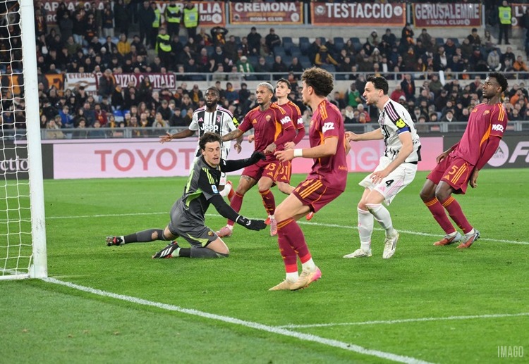 Skor akhir Serie A: AS Roma 3-3 Juventus