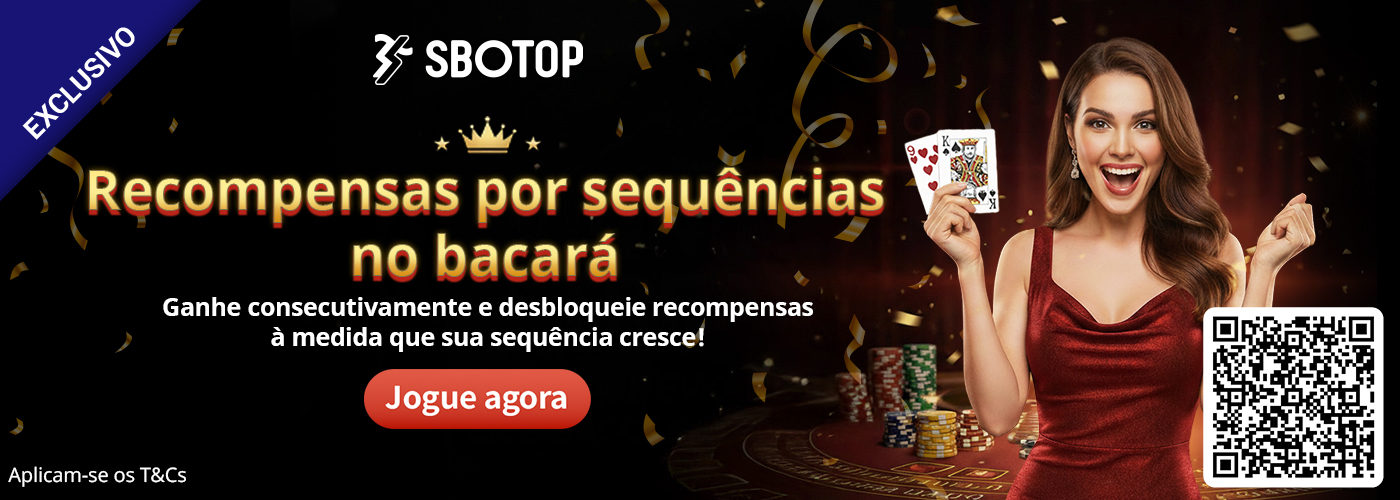 BÔNUS DE SEQUÊNCIA DE VITÓRIAS NO BACARÁ